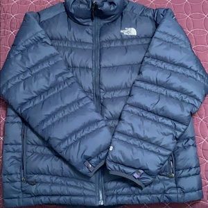 The North Face down puffer winter jacket.